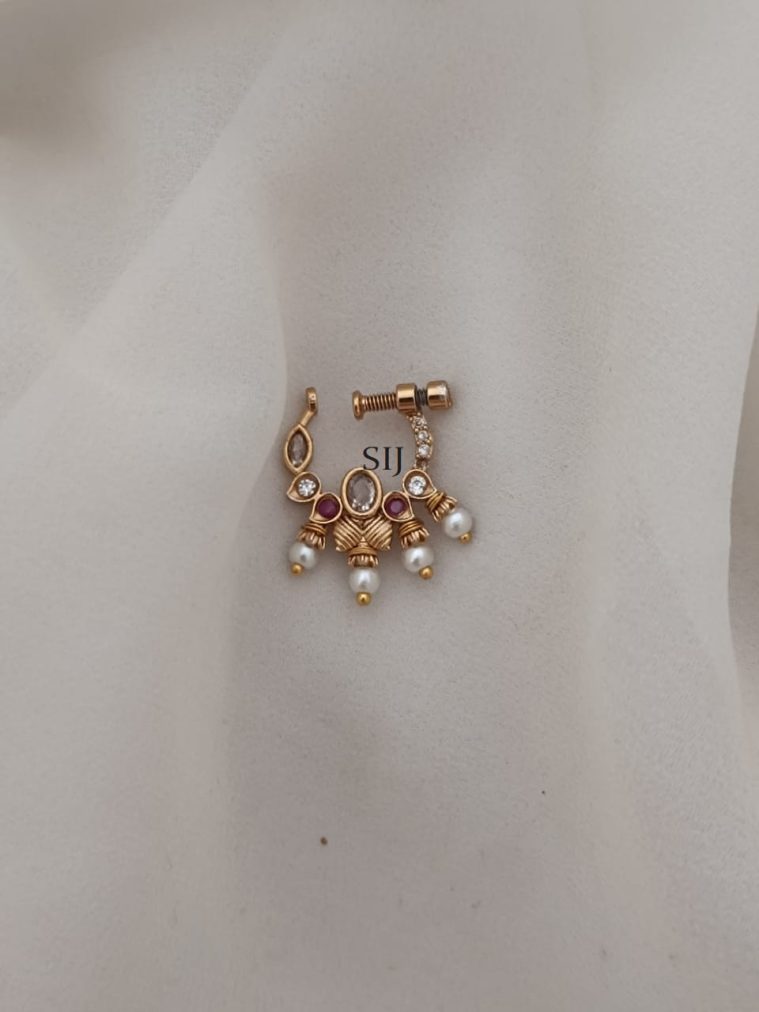 South Indian Bridal Nose Ring ARJIPN02668