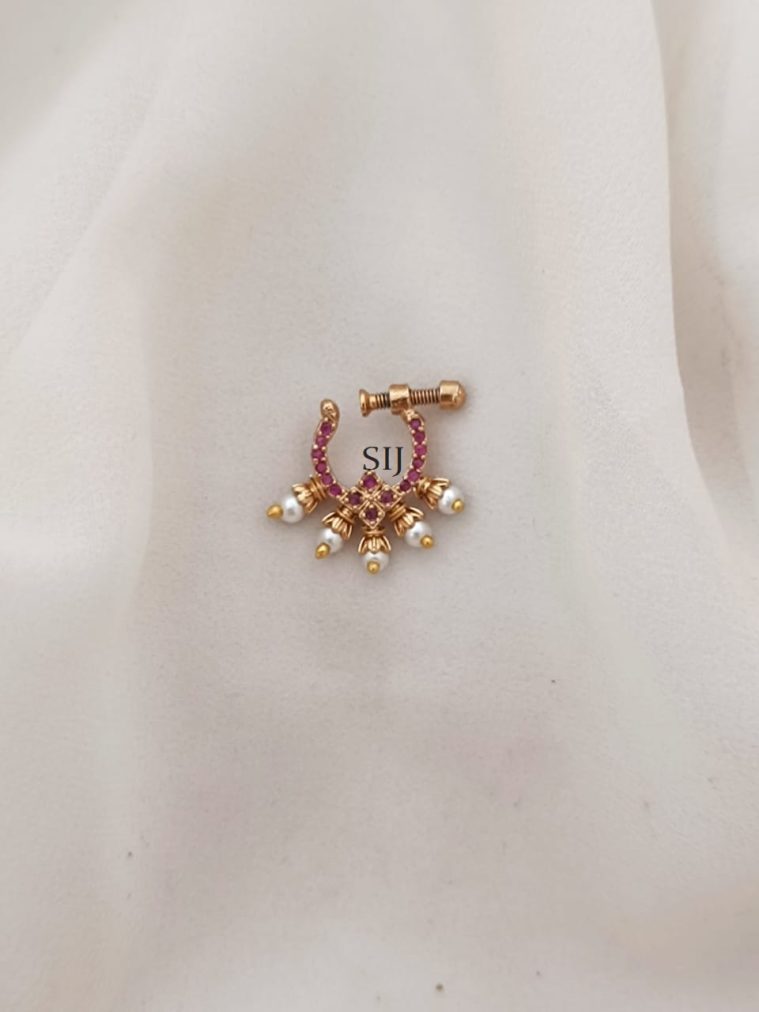 South Indian Bridal Nose Ring ARJIPN02672