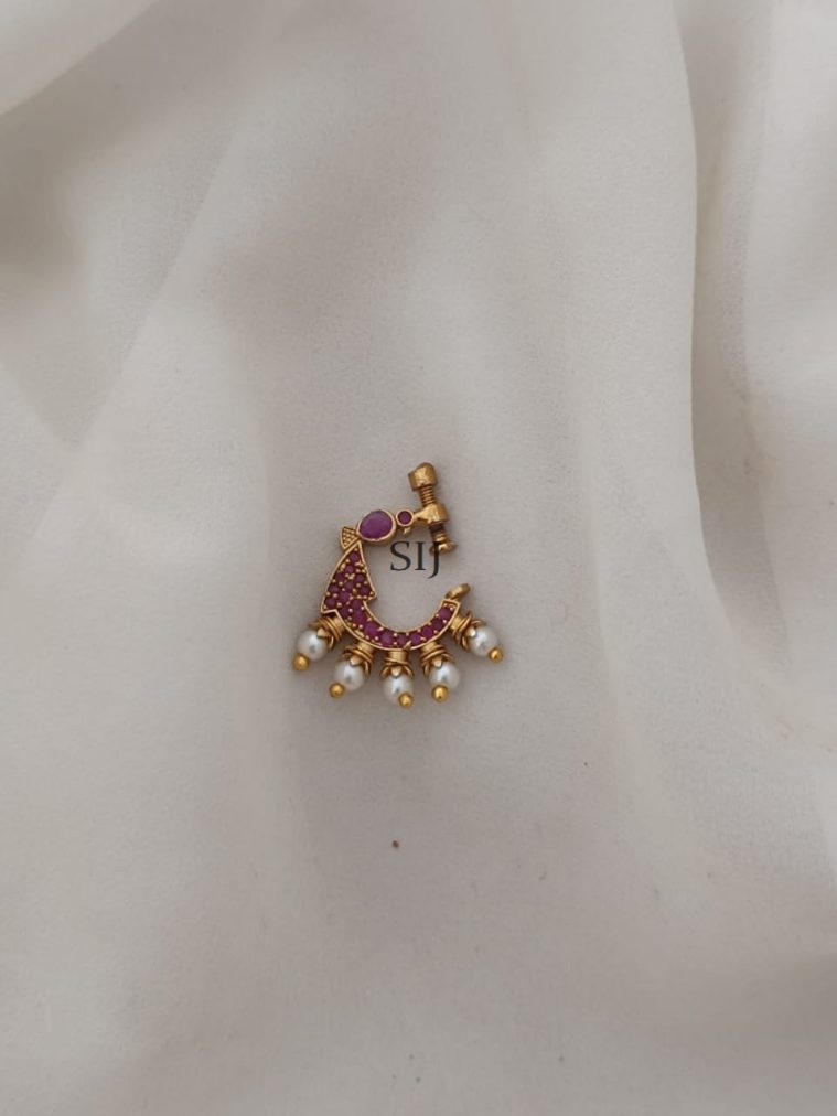 South Indian Bridal Nose Ring ARJIPN02688