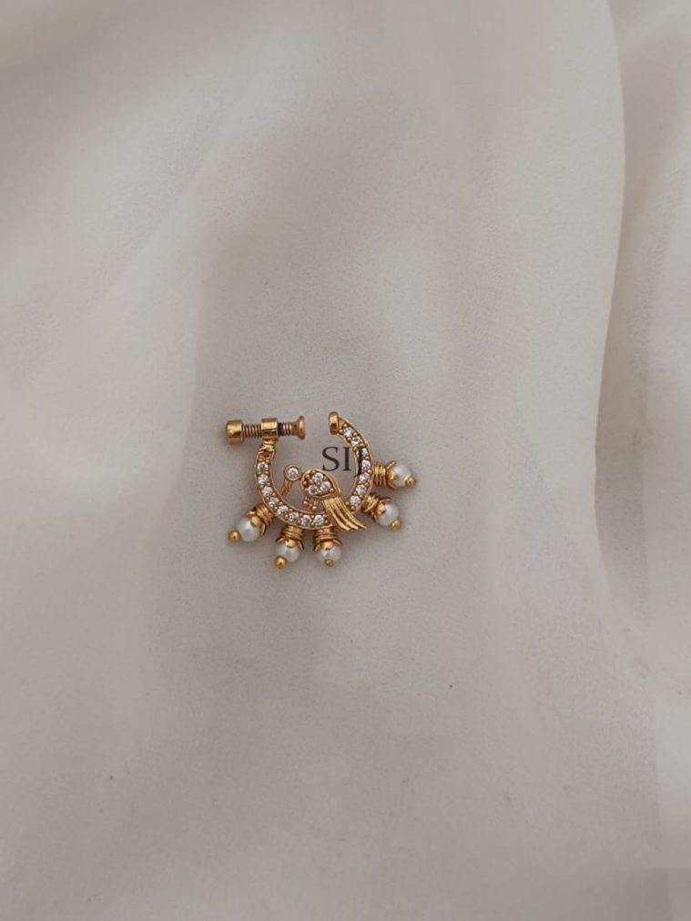 South Indian Bridal Nose Ring ARJIPN02698