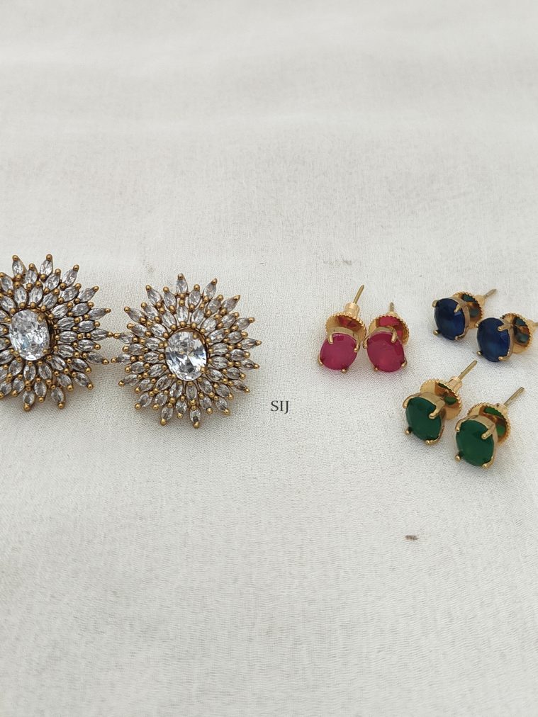 Stone Changiable Earstuds DHEIE02581