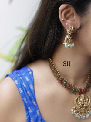 Stone Nakshi Necklace VARIN01155