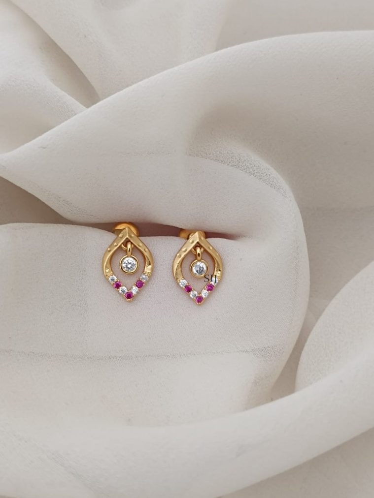 Stone Screw Back Earstuds
