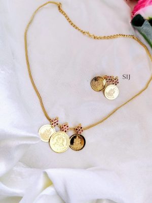 Three Lakshmi Coin Chain DEVIPC00712