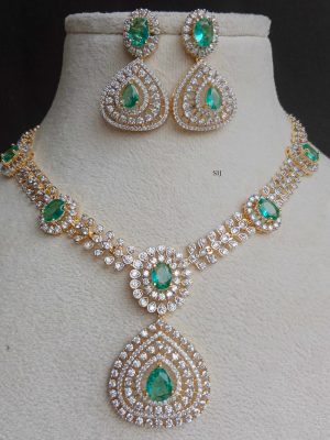 White Stone Necklace SPAIN02504