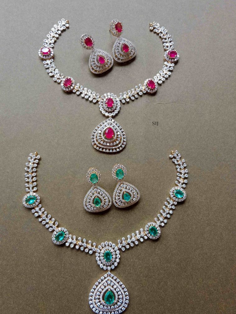 White Stone Necklace SPAIN02504