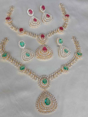 White Stone Necklace SPAIN02504