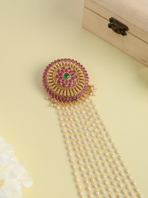 Kemp Pearl Hanging Jadai Billai AADIHA01500