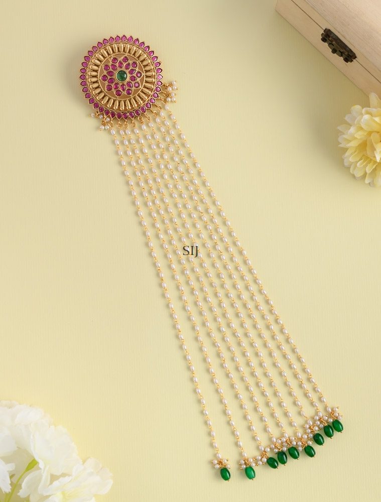 Kemp Pearl Hanging Jadai Billai AADIHA01500